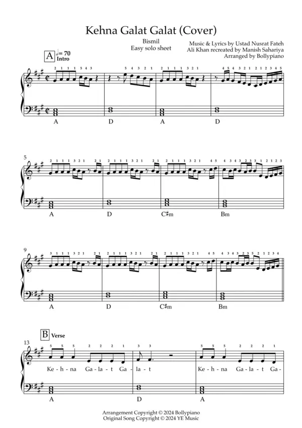 Kehna Galat Galat Cover