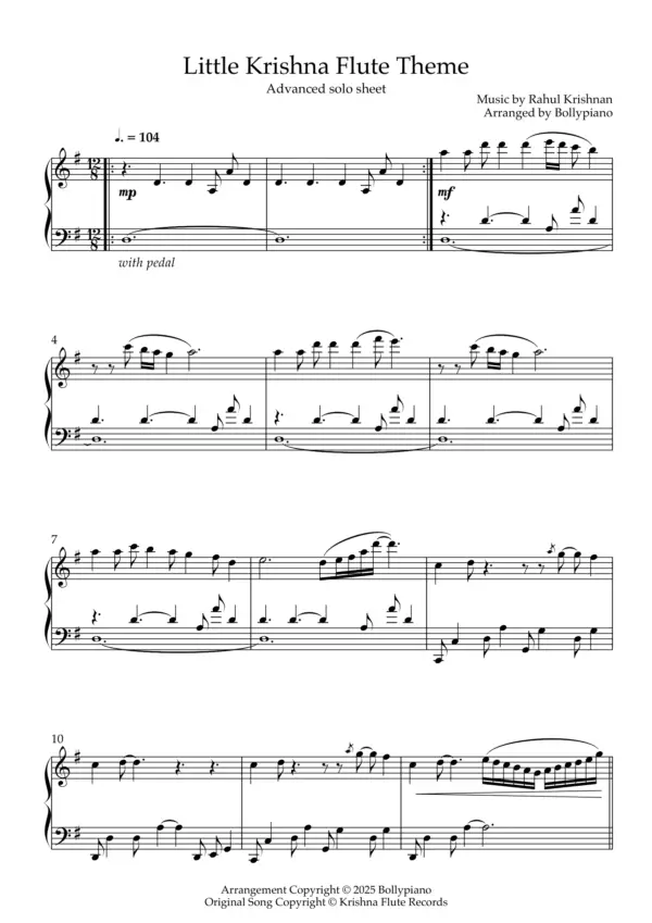 Little Krishna Flute Theme