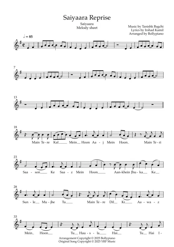 Saiyaara Reprise